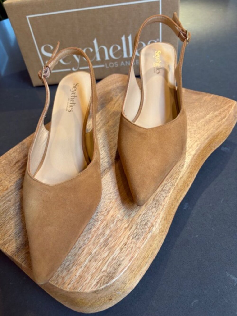 Seychelles Candlelight Suede Tan Size 8.5 - Picture 8 of 11